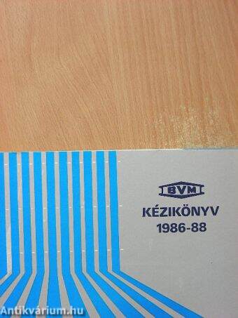 BVM kézikönyv 1986-88.