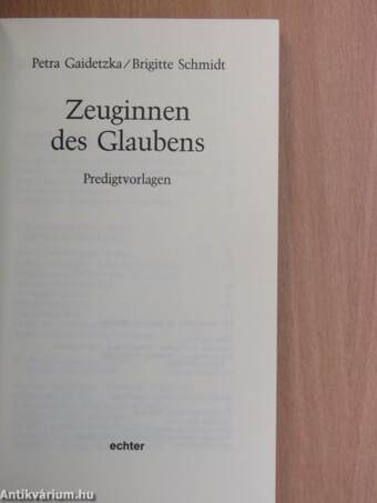 Zeuginnen des Glaubens