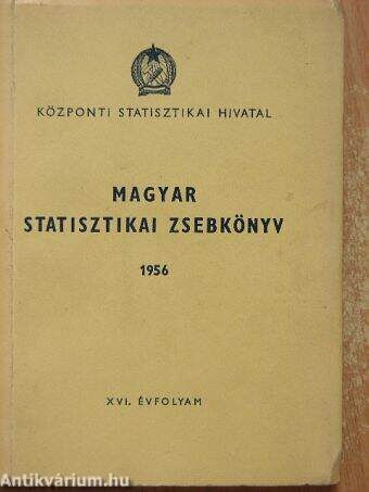 Magyar statisztikai zsebkönyv 1956.