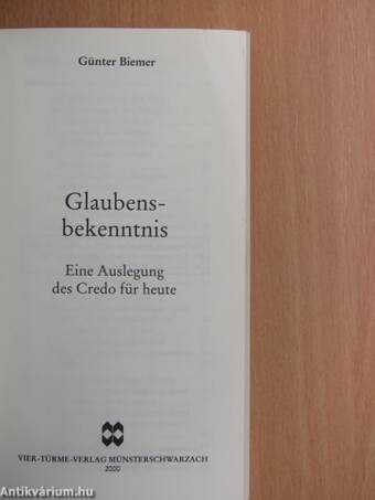 Glaubensbekenntnis