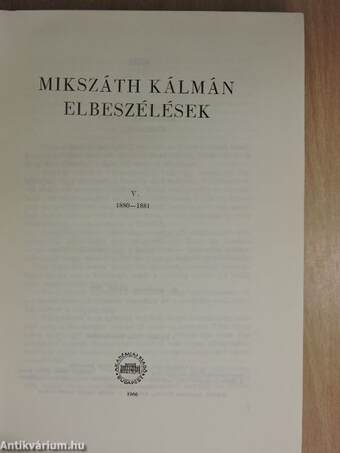 Elbeszélések V.