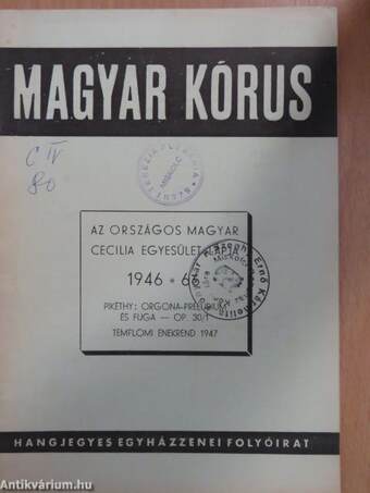 Magyar Kórus 1946. december