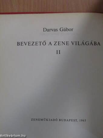 Bevezető a zene világába 2. (töredék) - 3 db lemezzel