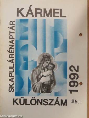 Kármel 1992. különszám