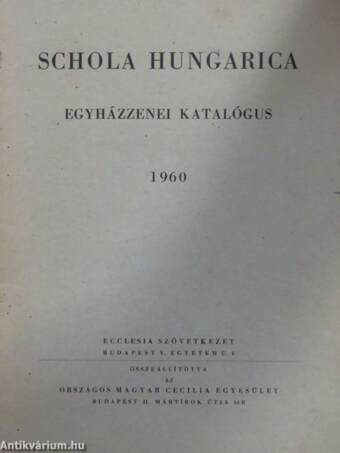 Schola Hungarica 1960