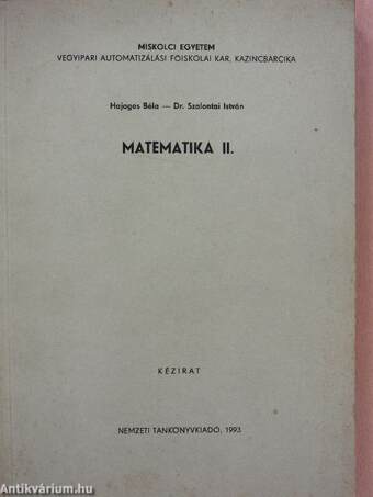 Matematika II.