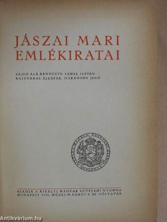 Jászai Mari emlékiratai