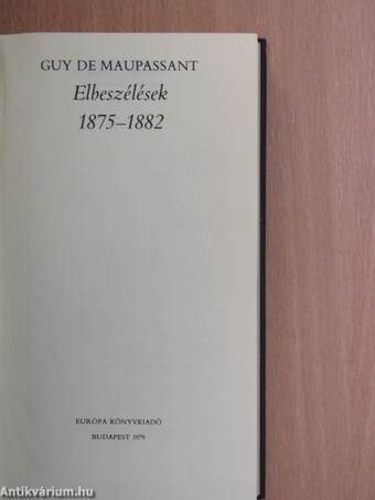 Elbeszélések I. 