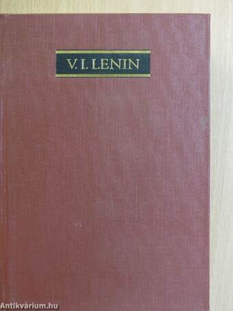 V. I. Lenin összes művei 38.