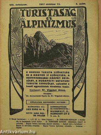 Turistaság és Alpinizmus 1917. október 15.