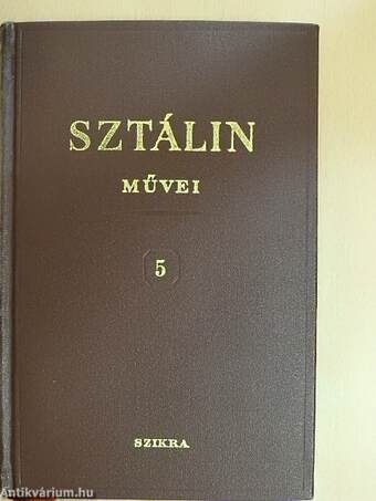 I. V. Sztálin művei 5.