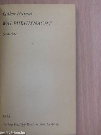 Walpurgisnacht