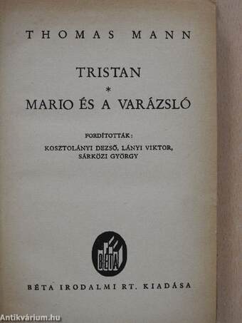 Tristan/Mario és a varázsló