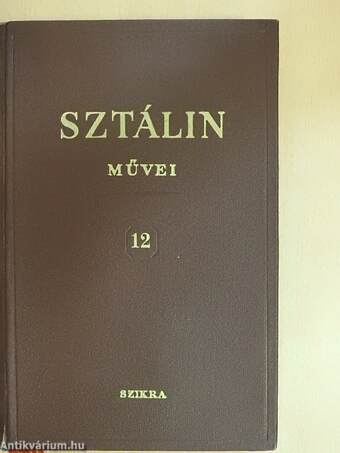 I. V. Sztálin művei 12.