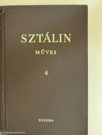 I. V. Sztálin művei 4.