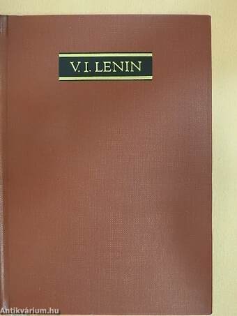 V. I. Lenin összes művei 47.