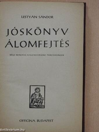 Jóskönyv, álomfejtés