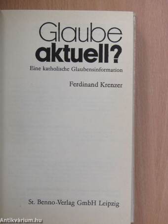 Glaube aktuell?