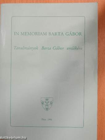 In memoriam Barta Gábor