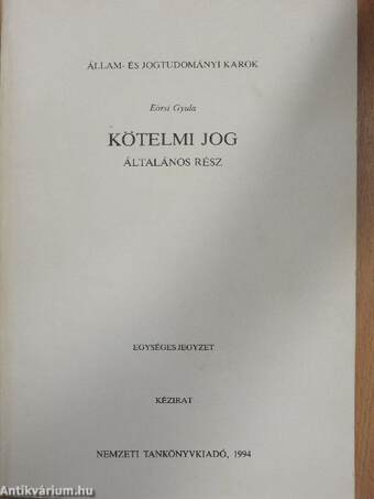 Kötelmi jog