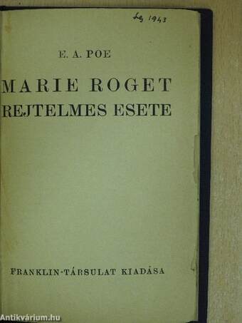 Marie Roget rejtelmes esete