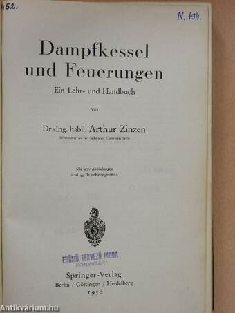 Dampfkessel und Feuerungen