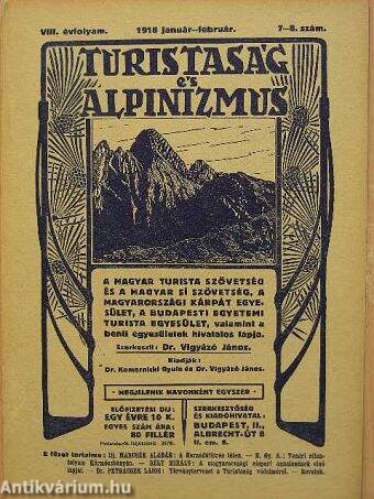 Turistaság és Alpinizmus 1918. január-február