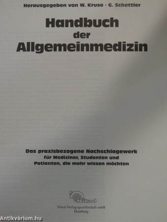 Handbuch der Allgemeinmedizin