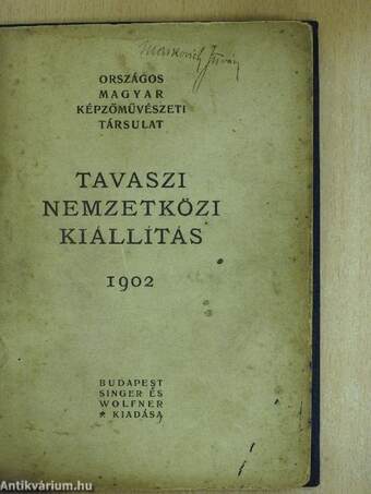 Tavaszi Nemzetközi Kiállitás 1902