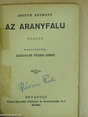 Az aranyfalu