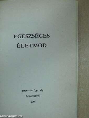 Egészséges életmód