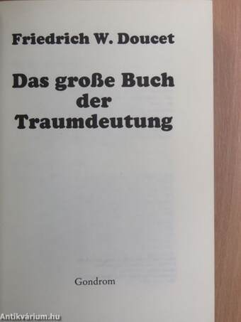 Das große Buch der Traumdeutung