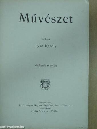 Művészet 1909/1-6.