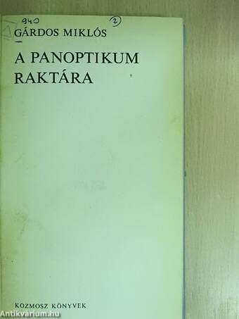 A panoptikum raktára