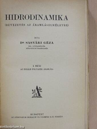 Hidrodinamika I.