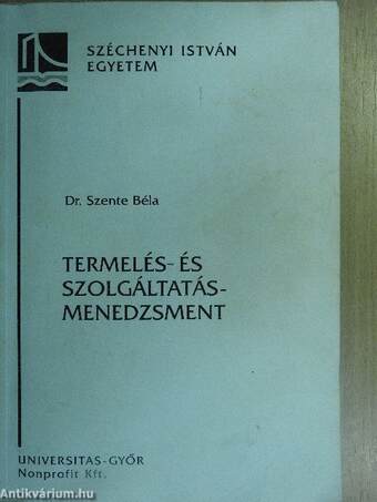 Termelés- és szolgáltatásmenedzsment