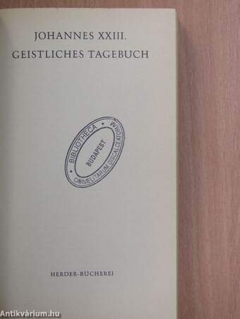 Geistliches Tagebuch