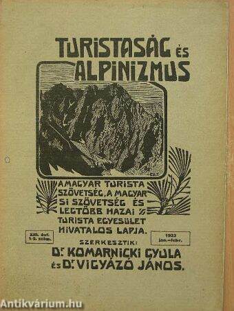 Turistaság és Alpinizmus 1923. január-február