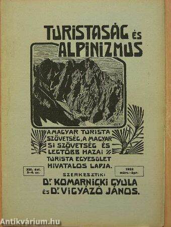 Turistaság és Alpinizmus 1923. március-április