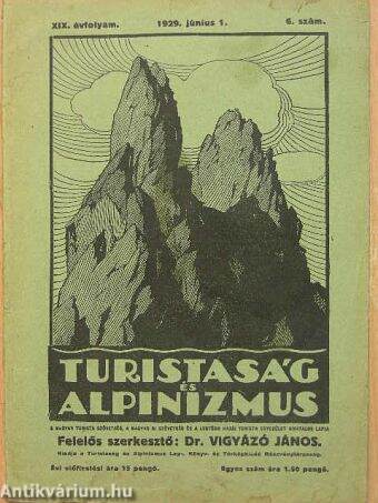 Turistaság és Alpinizmus 1929. június 1.