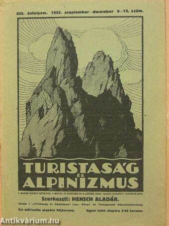 Turistaság és Alpinizmus 1923. szeptember-december