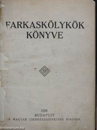 Farkaskölykök könyve