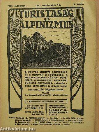 Turistaság és Alpinizmus 1917. szeptember 15.