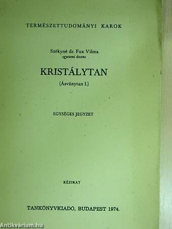 Kristálytan