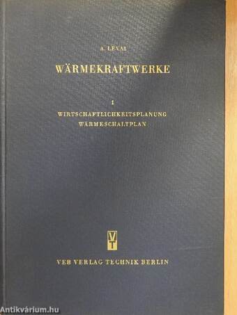 Wärmekraftwerke I.