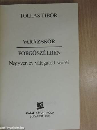 Varázskör/Forgószélben (dedikált példány)