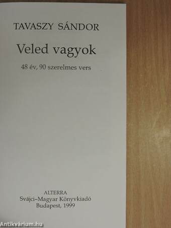 Veled vagyok (dedikált példány)