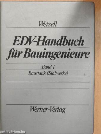 EDV-Handbuch für Bauingenieure I.