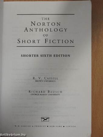 The Norton Anthology of Short Fiction