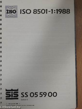 ISO 8501-1:1988/SIS SS 05 59 00